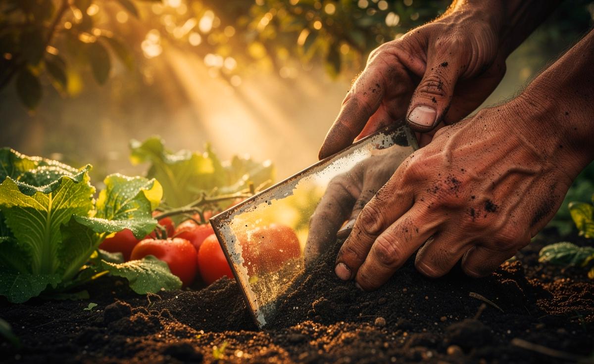 Der verrückte neue Brauch, Spiegel im Garten zu vergraben, Gärtner wissen warum