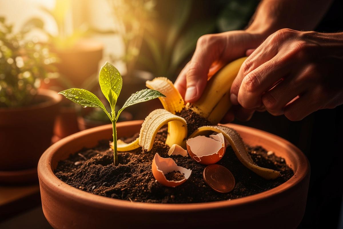 Pflanzen wachsen schneller, wenn du dies in den Topf steckst, Insider erklärt