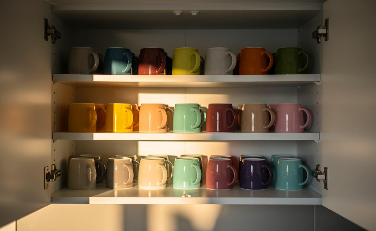 Warum immer mehr Menschen ihre Tassen falsch herum lagern, Lifestyle-Gurus wissen Bescheid